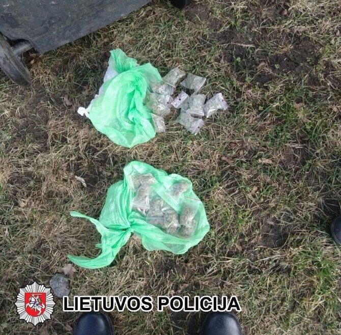 Tauragės apskr. VPK nuotr./Smūgis Tauragės narkomafijai