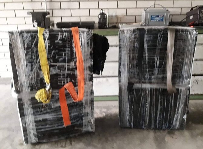 VSAT nuotr./Sulaikyti kontrabandininkai