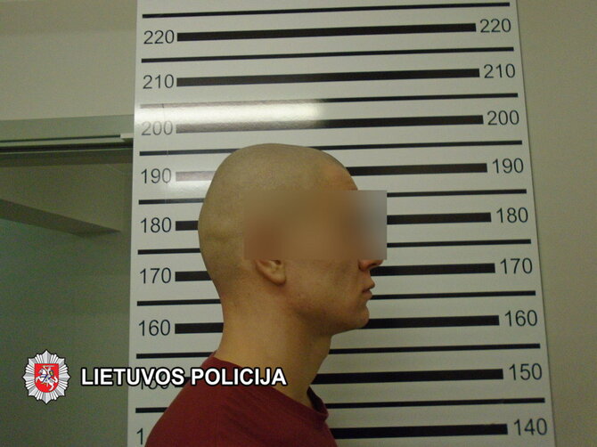 Klaipėdos apskr. VPK nuotr./Įtariamasis
