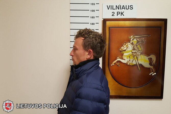 Vilniaus aps. VPK nuotr./Įtariamasis