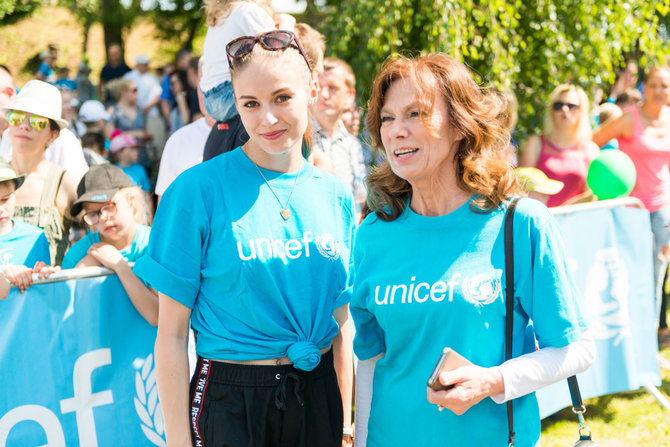 Renginio nuotr. /UNICEF vaikų bėgimo Kretingoje akimirka 