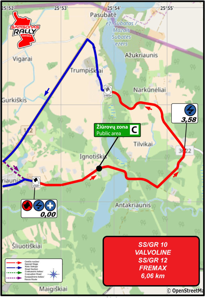 Organizatorių nuotr./Dešimtasis ir dvyliktasis greičio ruožai