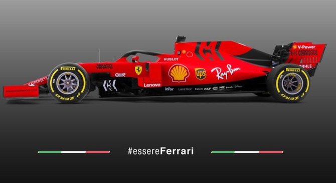 „Scuderia Ferrari“ nuotr./SF90 bolidas turi daugiau juodos spalvos, bet visas kėbulas nuo šiol yra dengtas matiniais dažais