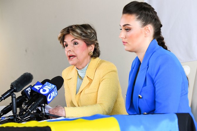 AFP/„Scanpix“ nuotr./Gloria Allred, Veronika Didusenko