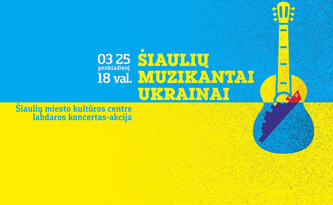 Šiauliuose – paramos ir padėkos koncertas Ukrainai