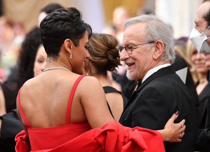 AFP/„Scanpix“ nuotr./Ariana DeBose, Stevenas Spielbergas