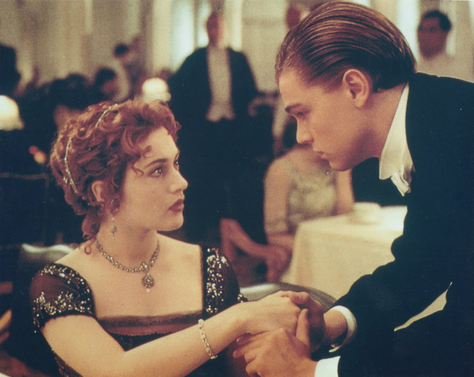 „Scanpix“ nuotr./Leonardo DiCaprio ir Kate Winslet filme „Titanikas“