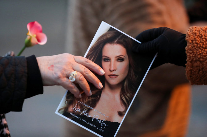 „Scanpix“ nuotr./Atsisveikinimas su Lisa Marie Presley