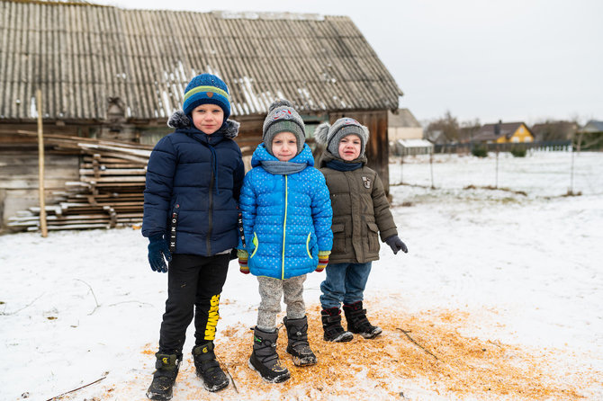 LNK nuotr./„Gelbėkit vaikus“ istorijos herojės Jurgitos vaikai