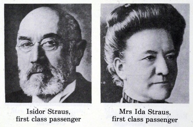 Vida Press nuotr./Isidoras Strausas, Ida Straus