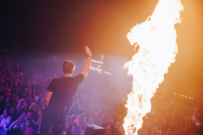  Luko Grušecko ir Evelinos Sabaliauskaitės nuotr. /Marijonas Mikutavičius festivalyje „Karklė“