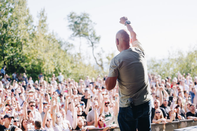  Luko Grušecko ir Evelinos Sabaliauskaitės nuotr. /„G&G Sindikatas“ festivalyje „Karklė“