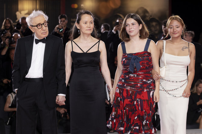„Scanpix“ nuotr./Paskutinio Woody Alleno filmo „Tiesiog sėkmė“ premjera Venecijos kino festivalyje