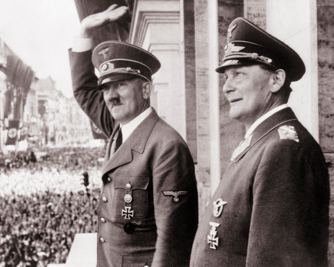 Vida Press nuotr./Adolfas Hitleris, Hermannas Goeringas