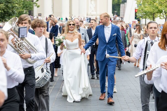 Sauliaus Čirbos nuotr./Andriaus Čerškaus ir Evelinos Stasiūnaitės vestuvės