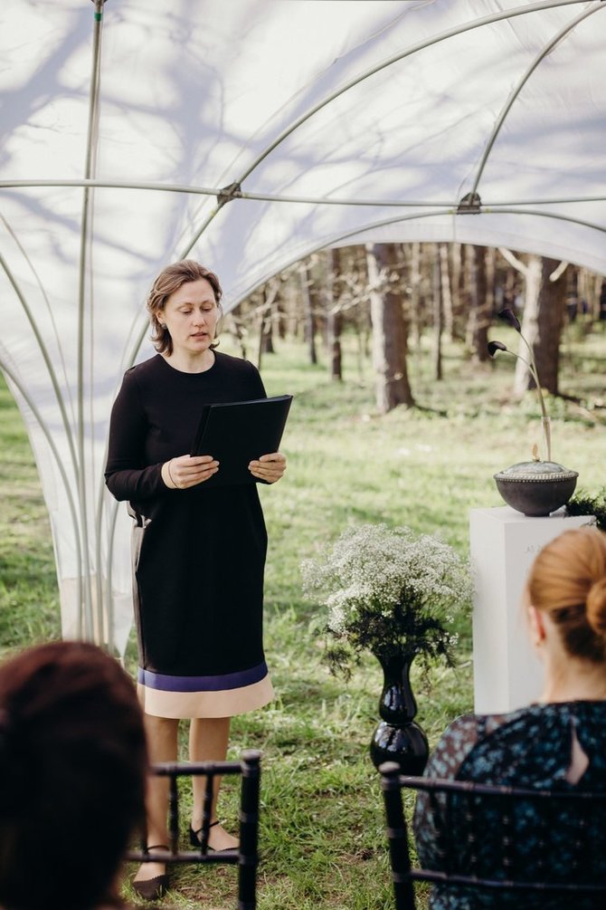 Asmeninio albumo nuotr./Lydėtuvių ceremonmeisterė Rima Steikūnienė