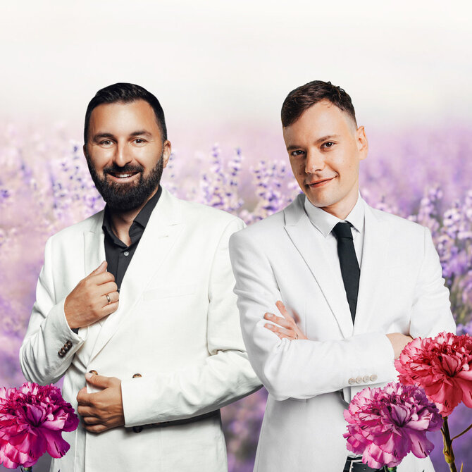 Asmeninio albumo nuotr./„(NE)BROLIAI“ – Arnas Švilpauskas ir Anatolijus Oleinikas