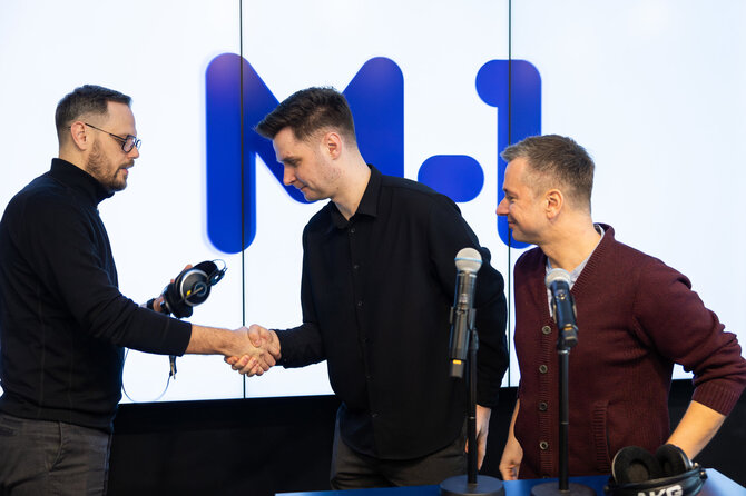 Roberto Riabovo / BNS nuotr./Paulius Vaitiekūnas grįžta į M-1 eterį