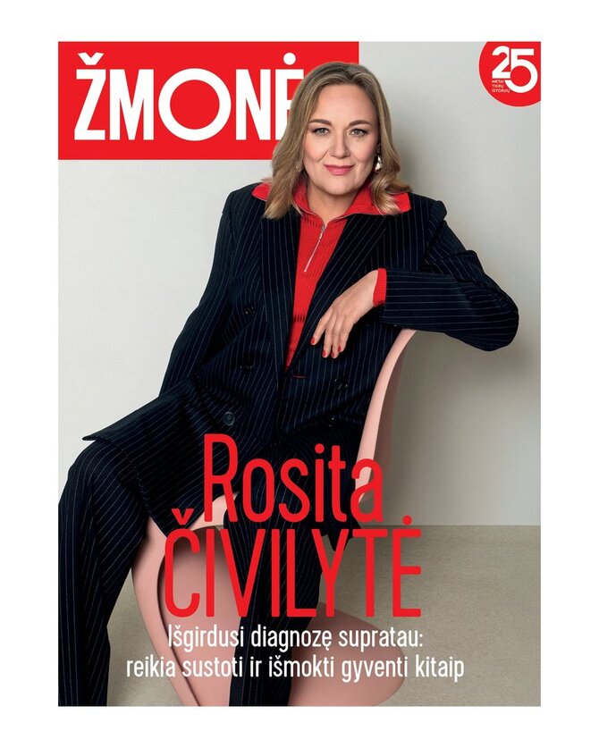 Žurnalo „Žmonės“ viršelis/Rosita Čivilytė
