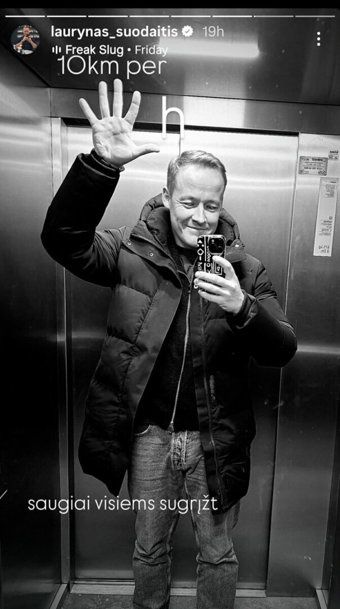 „Instagram“ ekrano nuotr./Laurynas Suodaitis