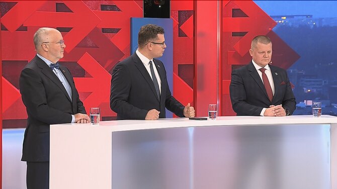 LNK stopkadras/Laidos „Už ar prieš“ akimirka