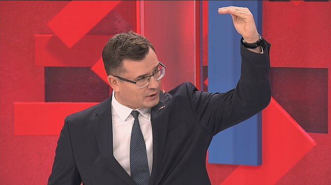 LNK stopkadras/Laidos „Už ar prieš“ akimirka