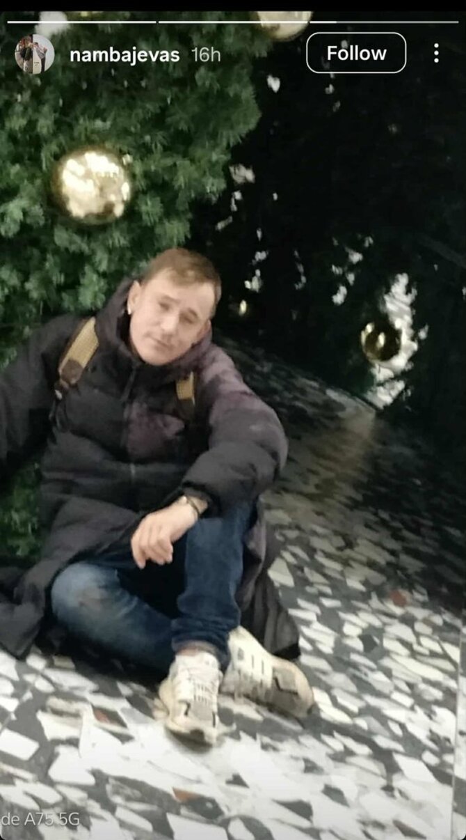 Asmeninio albumo nuotr./Paskutiniai Nerijaus Ambajevo-Niežo įrašai instagrame