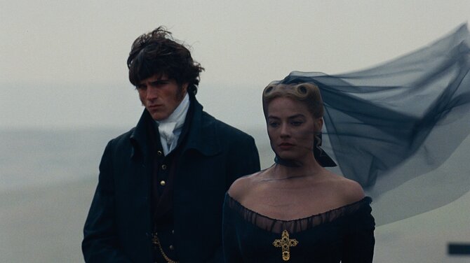 CLINIC 212 nuotr./Margot Robbie ir Jacobas Elordi filme „Vėtrų kalnas“