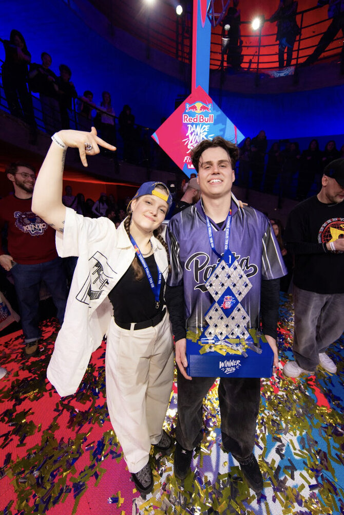 Luko Grušecko ir Evelinos Sabaliauskaitės nuotr./Šokių kovų „Red Bull Dance Your Style“ finalas