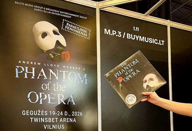 „M.P.3“ nuotr./„Operos fantomas“ vinilinė plokštelė