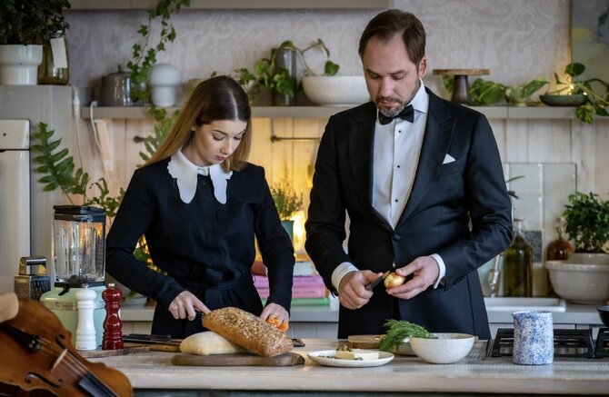 Gretos Kniežaitės-Novikovienės nuotr./Emilija Finagėjevaitė, Jonas Sakalauskas