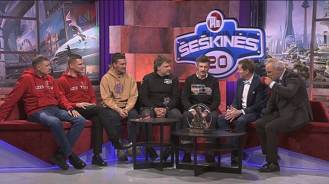 LNK nuotr./Laidoje „Šeškines 20“ - Dakaro ralio dalyviai