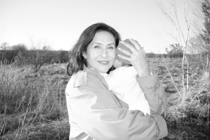 Asmeninio albumo nuotr./Irena Starošaitė su anūku Herkumi