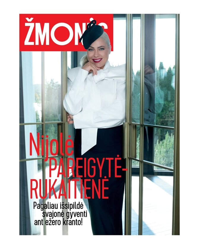 Žurnalo „Žmonės“ viršelis/Nijolė Pareigytė-Rukaitienė