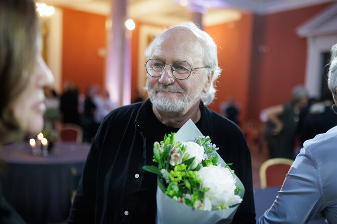 Mikos Savičiūtės nuotr./Algimanto Puipos 75-mečio šventė Vilniaus rotušėje