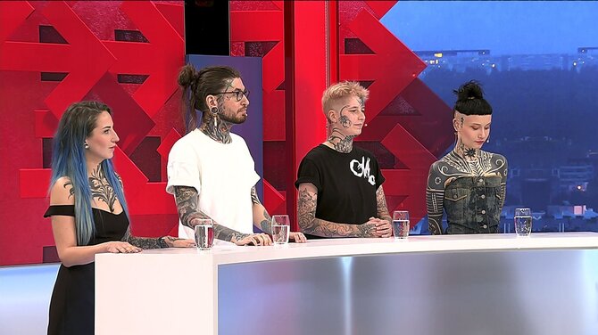 LNK nuotr./Tatuiruočių mėgėjai laidoje „Už ar prieš?“