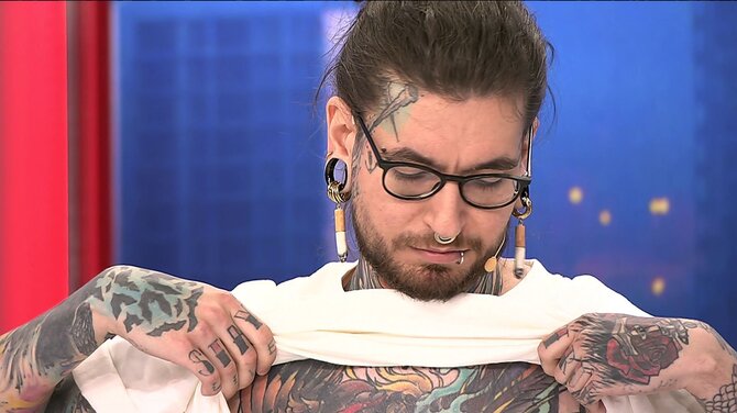LNK nuotr./Tatuiruočių mėgėjai laidoje „Už ar prieš?“