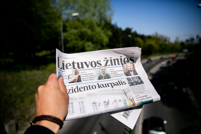 Josvydo Elinsko / 15min nuotr./Paskutinis „Lietuvos žinių“ numeris