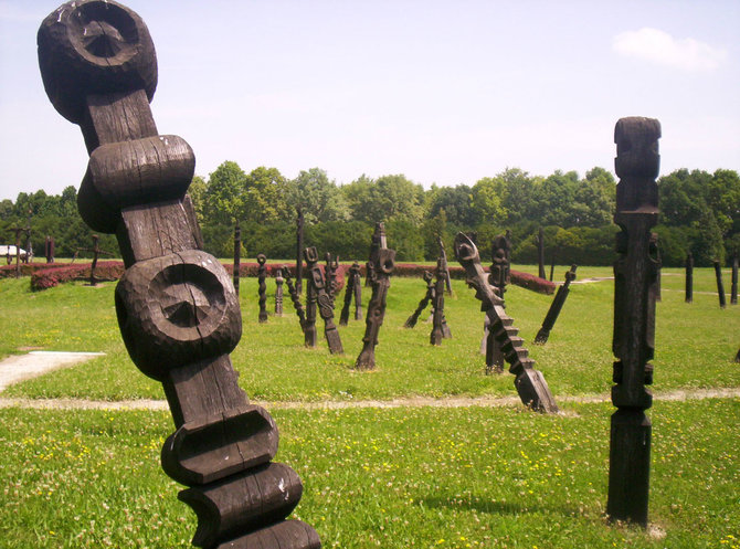 Wikipedia foto/Mohačo lauke, mūšio vietoje, archeologiniais tyrimais grįstas paminklas žymi karių kūnų vietas 