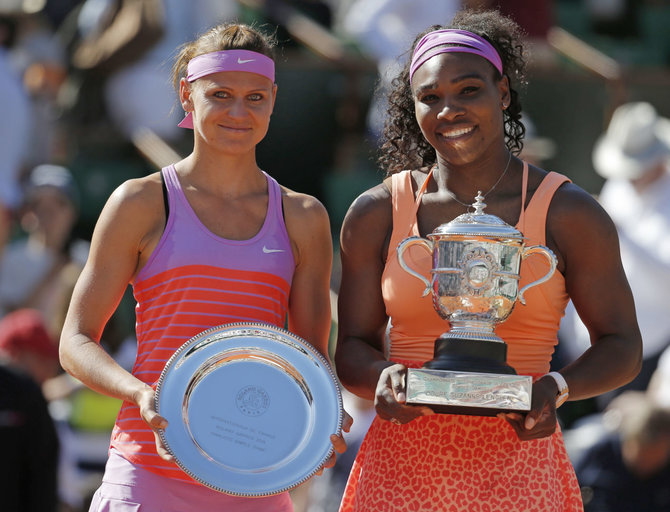 „Reuters“/„Scanpix“ nuotr./Lucie Šafarova 2015 metais „French Open“ finale nusileido S.Williams
