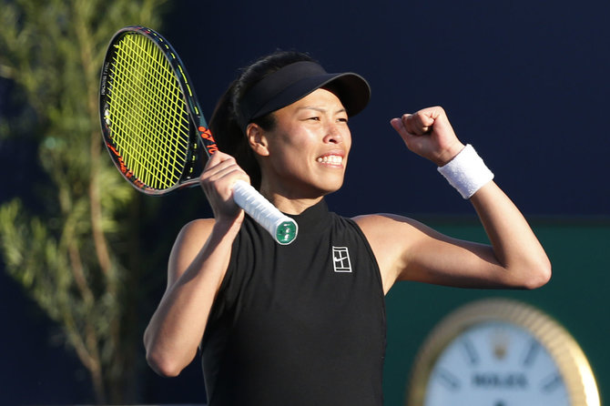 „Scanpix“/AP nuotr./Su-Wei Hsieh nugalėjo Caroline Wozniacki