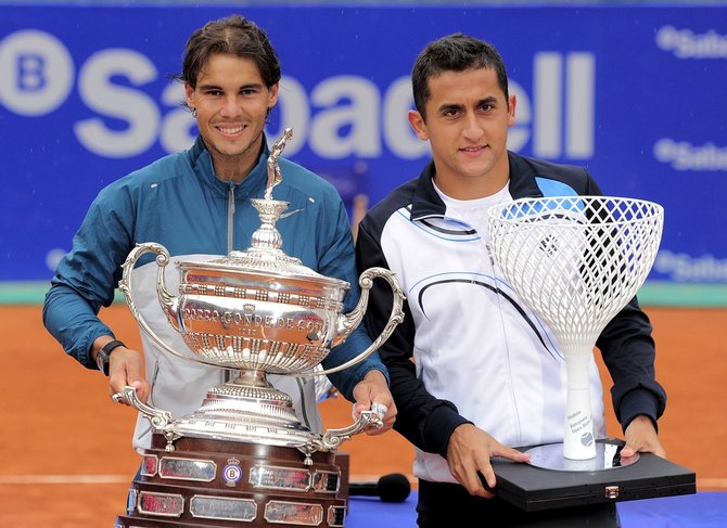 AFP/„Scanpix“ nuotr./Rafaelis Nadalis ir Nicolas Almagro