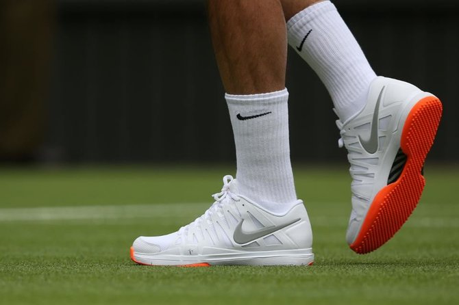 Clive'o Brunskillo nuotr./Getty images/Rogerio Federerio „Nike“ bateliai 2013 metais