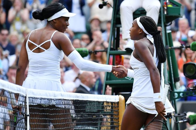 „Scanpix“ nuotr./Venus Williams – Cori Gauff