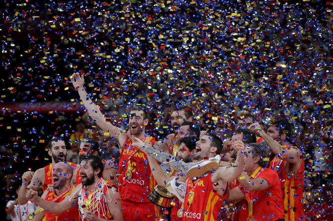 „Scanpix“ nuotr./Ispanijos krepšinio rinktinė
