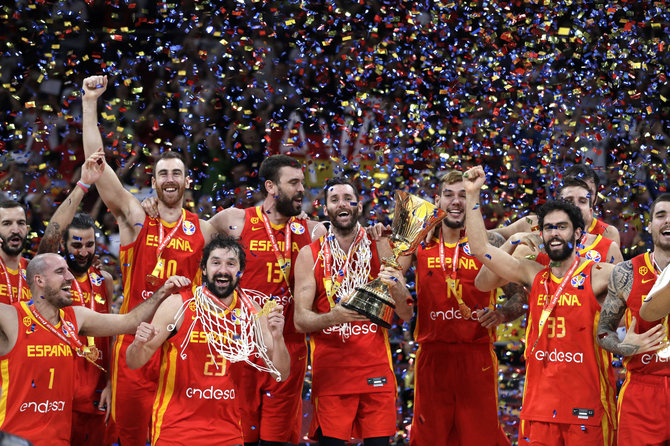 „Scanpix“ nuotr./Ispanijos krepšinio rinktinė