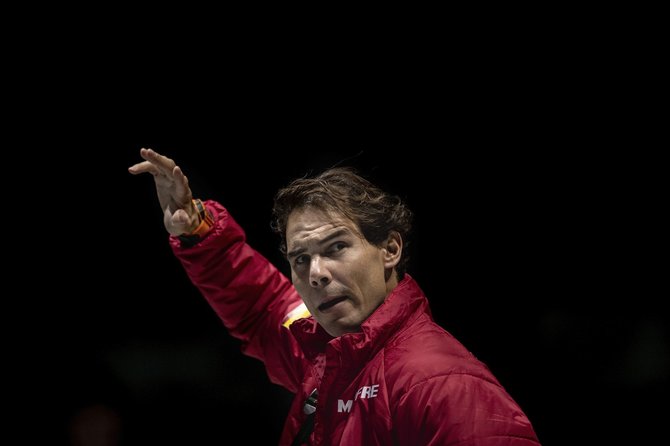 AFP/„Scanpix“ nuotr./Rafaelis Nadalis ruošiasi Daviso taurei