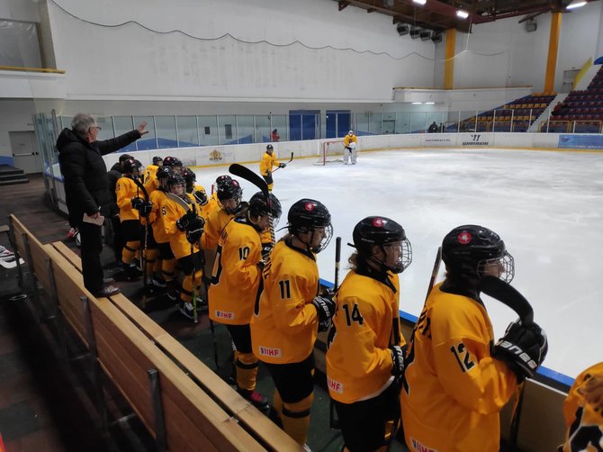 hockey.lt nuotr./Lietuvos moterų ledo ritulio rinktinė