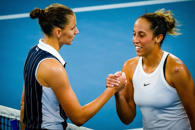 AFP/„Scanpix“ nuotr./Karolina Pliškova ir Madison Keys