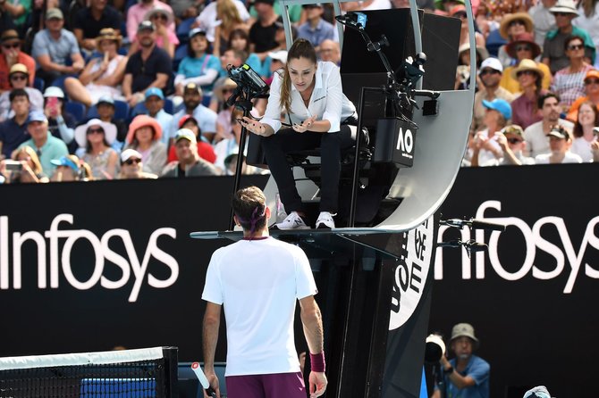 AFP/„Scanpix“ nuotr./Rogeris Federeris ir Marijana Veljovič